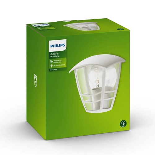 Kerti LED lámpa Homlokzati fali lámpa CREEK myGarden E27 IP44 Lámpás Fehér PHILIPS