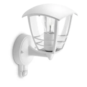   Kerti LED fali lámpa CREEK myGarden E27 IP44 homlokzati lámpa mozgásérzékelővel, fehér PHILIPS