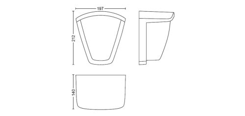 Kerti lámpa LED fali lámpa homlokzat KISKADEE myGarden E27 IP44 Antracit PHILIPS