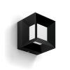Kerti LED lámpa homlokzati fali lámpa PARTERRE myGarden 8W 2700K IP44 fekete kocka PHILIPS