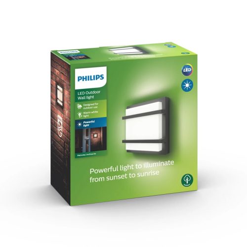 Kerti LED fali lámpa homlokzat PETRONIA myGarden 12W 2700K IP44 mennyezeti antracit PHILIPS