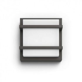   Kerti LED lámpa homlokzati fali lámpa PETRONIA 12W 4000K antracit PHILIPS