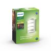 Kerti LED lámpa homlokzati fali lámpa PYTHON myGarden 6W 2700K IP44 ezüst PHILIPS