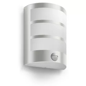   Kerti LED lámpa homlokzati fali lámpa PYTHON IR myGarden 6W 2700K IP44 mozgás- és szürkületérzékelővel, ezüst PHILIPS