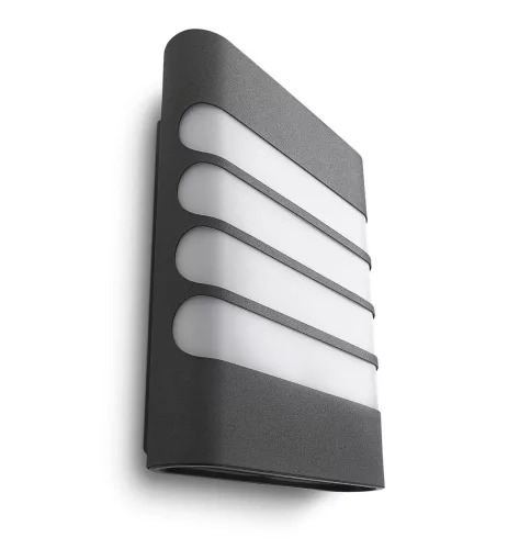 Kerti LED lámpa homlokzati fali lámpa RACCOON myGarden 3W 2700K IP44 antracit PHILIPS