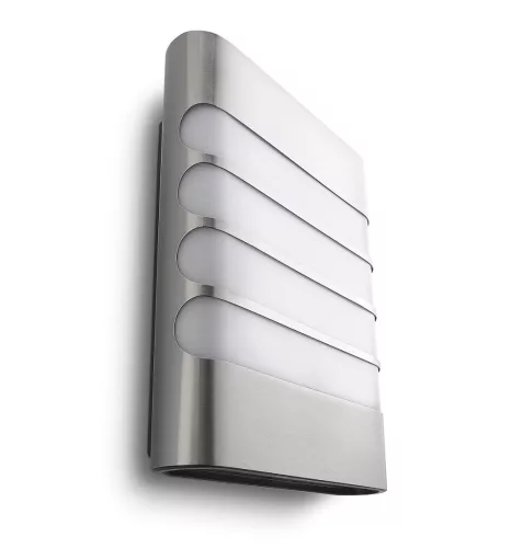 LED kerti lámpa homlokzati fali lámpa RACCOON myGarden 3W 2700K IP44 ezüst PHILIPS