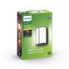 Kerti LED lámpa Fali lámpa Homlokzati STOCK myGarden 6W 2700K IP44 Antracit PHILIPS