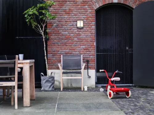 Kerti LED fali lámpa homlokzat STOCK IR myGarden 6W 2700K IP44 mozgás- és szürkületérzékelővel, antracit PHILIPS