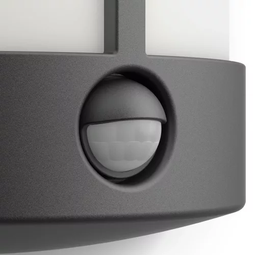 Kerti LED fali lámpa homlokzat STOCK IR myGarden 6W 2700K IP44 mozgás- és szürkületérzékelővel, antracit PHILIPS