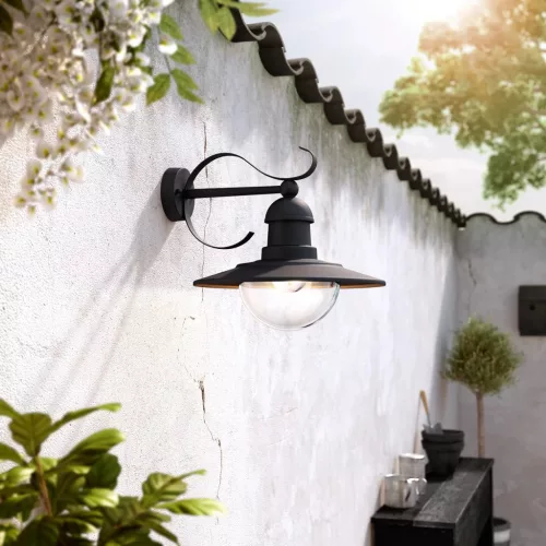 Kerti lámpa LED fali lámpa TOPIARY myGarden E27 IP44 Down Light fekete PHILIPS