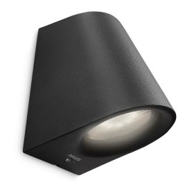   LED kerti lámpa homlokzati fali lámpa VIRGA myGarden 3W 2700K IP44 fekete PHILIPS