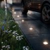 LED-es kerti lámpa földi behajtó MOSS myGarden 3W 2700K IP67 kerek ezüst PHILIPS