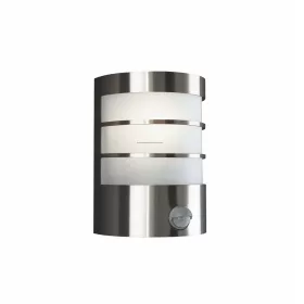   Kerti LED fali lámpa homlokzat CALGARY IR myGarden E27 IP44 mozgásérzékelővel, ezüst PHILIPS