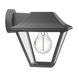   Kerti LED lámpa homlokzati fali lámpa ALPENGLOW myGarden E27 IP44 Downlight Antracit PHILIPS