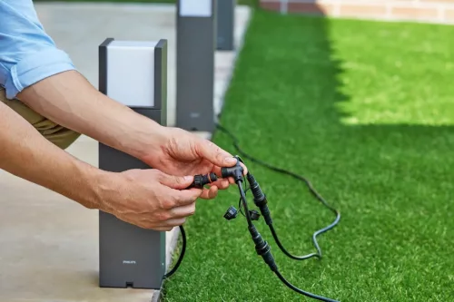 LED kerti lámpa kültéri ARBOR GardenLink 6W 2700K IP44 oszlop 40cm antracit PHILIPS