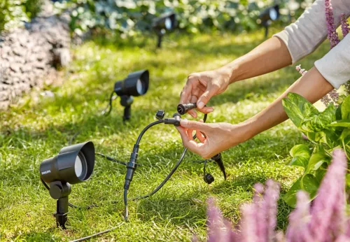 Kerti LED lámpa kültéri SPOT BL GardenLink 6W 12V 4000K IP44 mozgatható dugaszolható PHILIPS