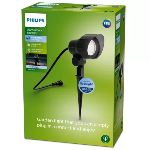 Kerti LED lámpa kültéri SPOT BL GardenLink 6W 12V 4000K IP44 mozgatható dugaszolható PHILIPS