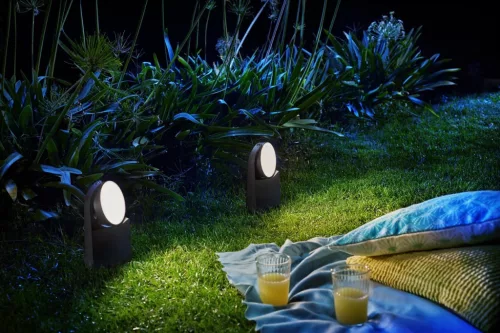 LED kerti lámpa kültéri MIMOZA myGarden 7W 4000K IP44 antracit oszlop PHILIPS