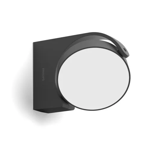 Kerti LED lámpa homlokzati fali lámpa MIMOZA myGarden 7W 4000K IP44 mozgatható antracit PHILIPS