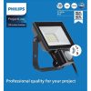 LED-es reflektor 20W 1900lm 4000K IP65 fekete mozgás- és szürkületérzékelővel ProjectLine Floodlight PHILIPS