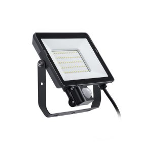  LED-es reflektor 30W 2850lm 4000K IP65 fekete mozgás- és szürkületérzékelővel ProjectLine Floodlight PHILIPS