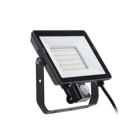   LED-es reflektor 50W 4750lm 4000K IP65 fekete mozgás- és szürkületérzékelővel ProjectLine Floodlight PHILIPS