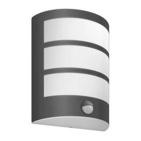   Kerti LED lámpa homlokzati fali lámpa PYTHON IR myGarden 6W 4000K IP44 mozgás- és szürkületérzékelővel, fekete PHILIPS