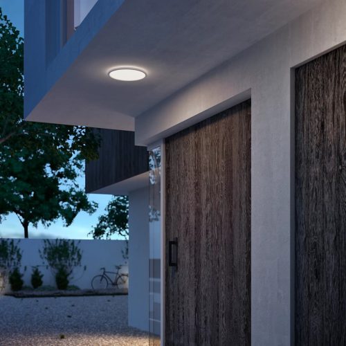 LED kerti mennyezeti lámpa kültéri SUPERSLIM CL550 15W 4000K IP44 mennyezeti kerek fehér PHILIPS