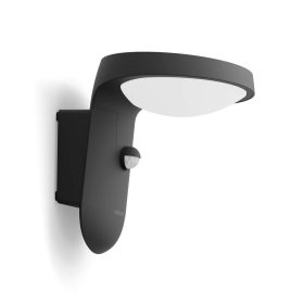   LED kerti lámpa homlokzati fali lámpa TYLA IR myGarden 9W 2700K IP44 mozgás- és alkonyérzékelővel, antracit PHILIPS