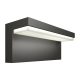 Kerti LED lámpa fali lámpa BUSTAN 3.8W 2700K meleg IP44 antracit PHILIPS