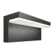 LED kerti lámpa homlokzati fali lámpa BUSTAN 3.8W 4000K semleges IP44 antracit PHILIPS