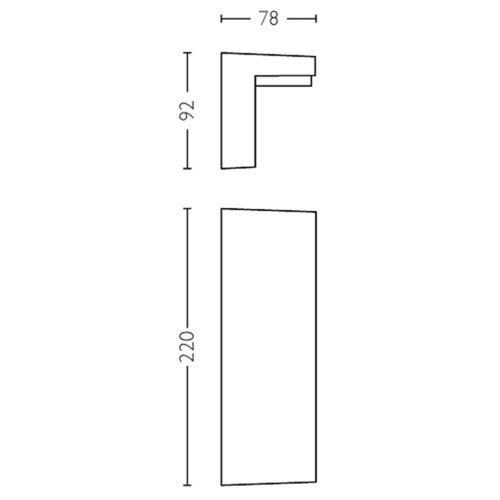 LED kerti lámpa homlokzati fali lámpa BUSTAN 3.8W 4000K semleges IP44 antracit PHILIPS