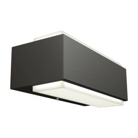   Kerti LED lámpa Homlokzati fali lámpa STRATOSPHERE 3.8W 4000K Semleges IP44 Felső-alsó antracit PHILIPS