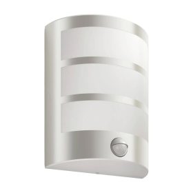   Kerti LED lámpa fali homlokzat PYTHON 3.8W mozgásérzékelő 2700K meleg IP44 ezüst PHILIPS