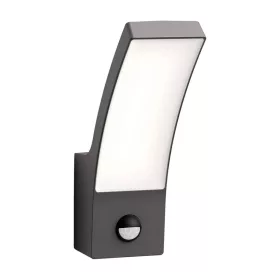   Kerti LED lámpa homlokzati fali lámpa SPLAY 3,8W mozgásérzékelő 2700K meleg IP44 antracit PHILIPS