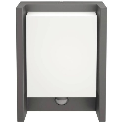 Kerti LED lámpa ARBOR homlokzati fali lámpa 3,8W mozgásérzékelős 2700K meleg IP44 antracit PHILIPS