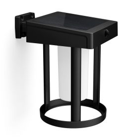   Kerti LED lámpa Napelemes homlokzati fali lámpa CAMILL 1.4W IP44 3000K Twilight mozgásérzékelő PHILIPS