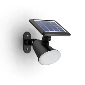   LED kerti lámpa napelemes homlokzati fali lámpa JIVIX 1.4W 2700K IP44 alkonyérzékelő PHILIPS