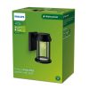 LED kerti lámpa Homlokzati fali lámpa BELLINI E27 IP44 Down Light Fekete PHILIPS
