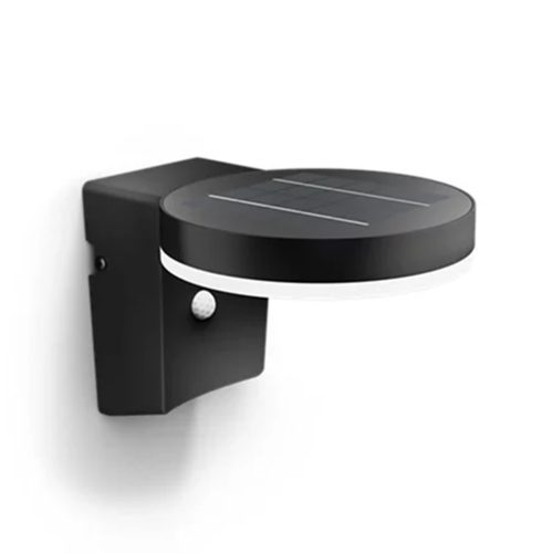 LED kerti lámpa napelemes homlokzati fali lámpa ZONAL 1.3W 3000K IP44 Twilight mozgásérzékelő PHILIPS