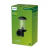 Kerti LED lámpa Fali lámpa Homlokzat LISTRA E27 IP44 Down Light Fekete PHILIPS