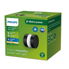   Kerti LED lámpa Homlokzati Fali lámpa LAVEN 6W 2700K IP44 PHILIPS