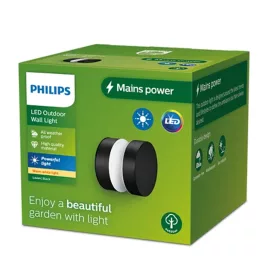   Kerti LED lámpa Homlokzati Fali lámpa LAVEN 6W 2700K IP44 PHILIPS