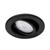 LED süllyesztett világítótest FRESCO GU10 kerek mozgatható fekete PHILIPS