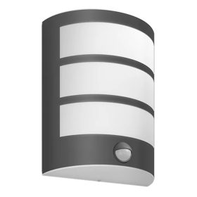   Kerti LED lámpa fali lámpa homlokzati PYTHON 3.8W mozgásérzékelő 2700K meleg IP44 antracit PHILIPS