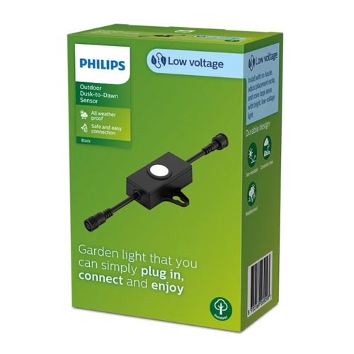 GardenLink alkonyat és hajnal érzékelő 12W 24V IP44 fekete PHILIPS