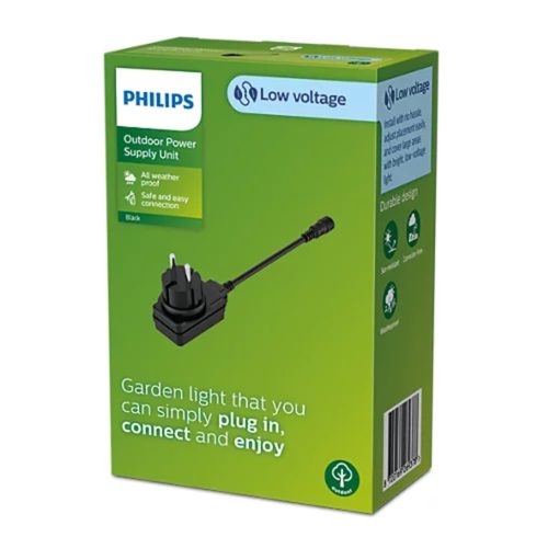 GardenLink tápegység 12W 24V IP44 szabvány EU csatlakozó fekete PHILIPS