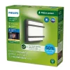 Kerti LED lámpa Fali lámpa Homlokzat PETRONIA 3.8W 2700K IP44 Antracit PHILIPS