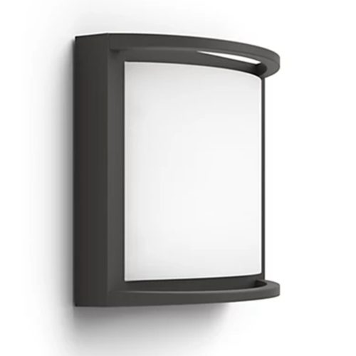 Kerti LED lámpa homlokzati fali lámpa SAMONDRA 3.8W 2700K IP44 antracit PHILIPS
