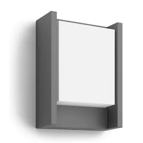   Kerti LED lámpa ARBOR homlokzati fali lámpa 3.8W 2700K Meleg IP44 Antracit PHILIPS